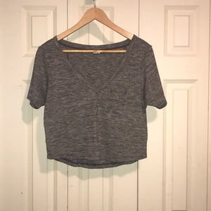 LA hearts cropped tee